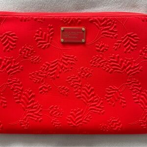 Marc By Marc Jacobs Red Embossed Bag 15inX11in Brand New